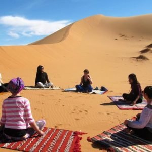 7 Days Desert Yoga Holidays Morocco – camel trekking with nomad family
