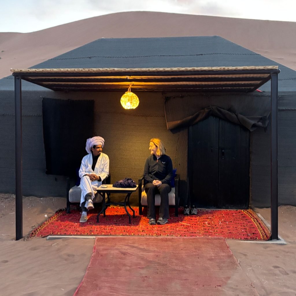 Luxury desert camp during 3 Days Private Sahara Tour From Marrakech To Erg Chigaga
